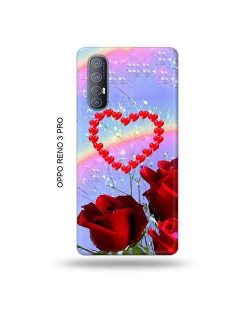 tweakymod designer printed hard case | love design back cover compatible with oppo reno 3 pro - 19019780 - Very Small Image - 1