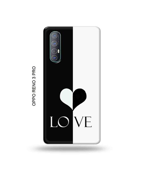 tweakymod designer printed hard case | love back cover compatible with oppo reno 3 pro - 19019788 - Very Small Image - 1