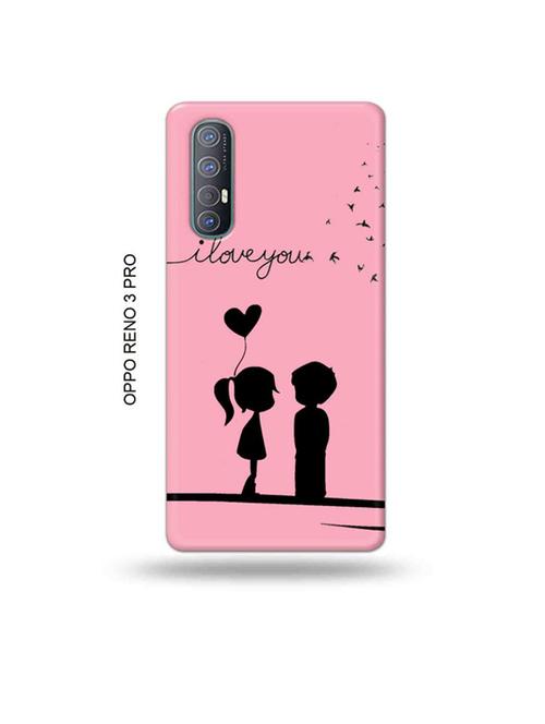 tweakymod designer printed hard case | i love you back cover compatible with oppo reno 3 pro - 19019795 - Very Small Image - 1