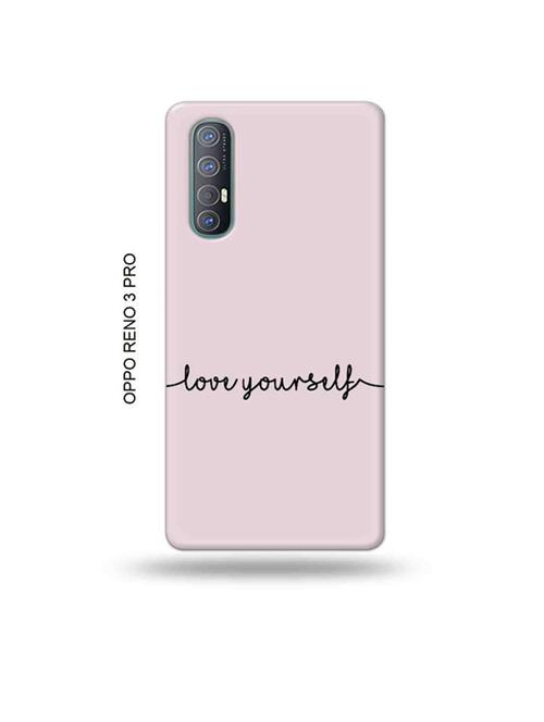 tweakymod designer printed hard case | love yourself back cover compatible with oppo reno 3 pro - 19019797 - Very Small Image - 1