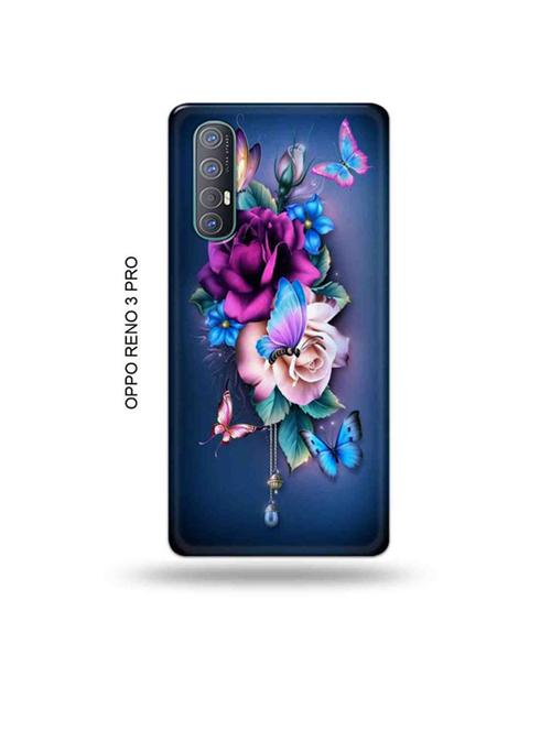tweakymod designer printed hard case | flowers back cover compatible with oppo reno 3 pro - 19019806 - Very Small Image - 1