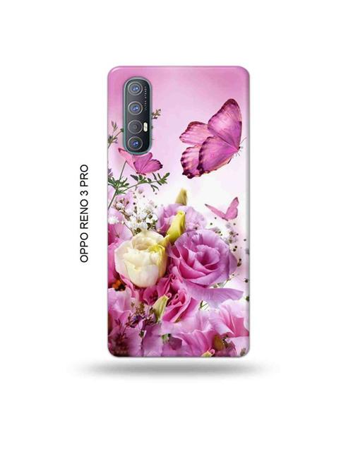 tweakymod designer printed hard case | flowers back cover compatible with oppo reno 3 pro - 19019811 - Very Small Image - 1