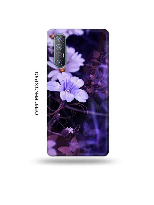 tweakymod designer printed hard case | flowers back cover compatible with oppo reno 3 pro - 19019816 - Very Small Image - 1
