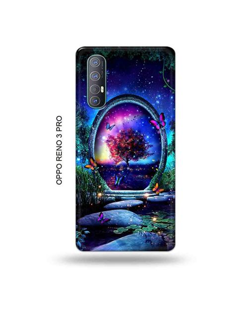 tweakymod designer printed hard case | flowers back cover compatible with oppo reno 3 pro - 19019818 - Very Small Image - 1