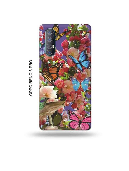 tweakymod designer printed hard case | flowers back cover compatible with oppo reno 3 pro - 19019824 - Very Small Image - 1