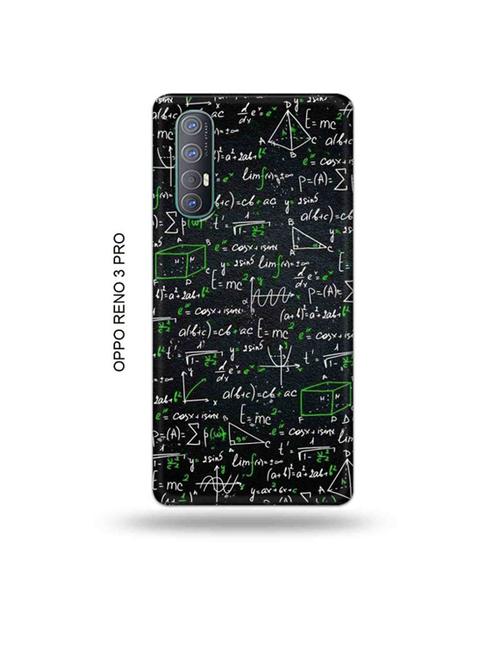 tweakymod designer printed hard case | nerdy maths back cover compatible with oppo reno 3 pro - 19019851 - Very Small Image - 1