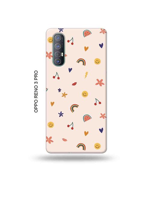 tweakymod designer printed hard case | rainbow fruit back cover compatible with oppo reno 3 pro - 19019855 - Very Small Image - 1
