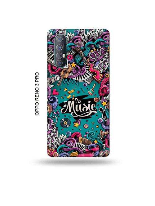 tweakymod designer printed hard case | music back cover compatible with oppo reno 3 pro - 19019860 - Very Small Image - 1