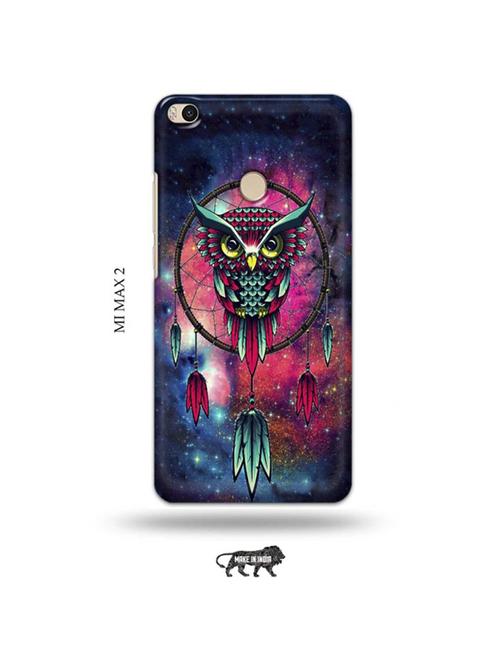 tweakymod designer printed hard case | owl dream catcher back cover compatible with mi max 2 - 19020396 - Very Small Image - 1