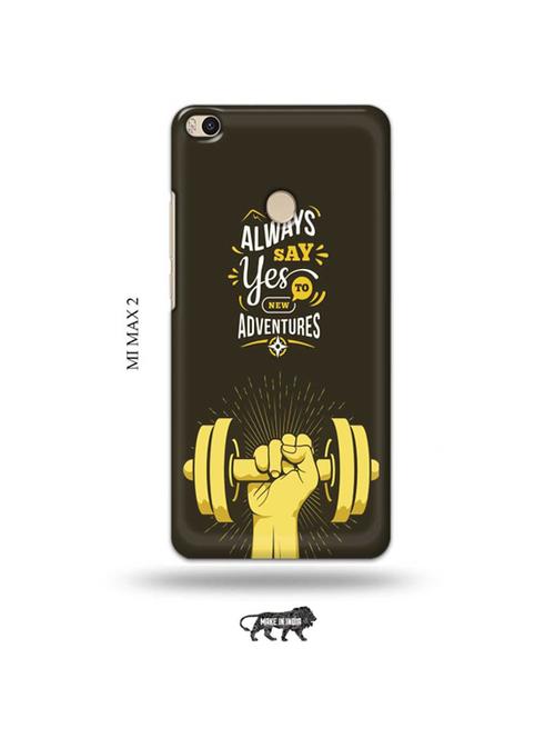 always say yes back cover compatible with mi max 2 - 19020627 - Very Small Image - 1