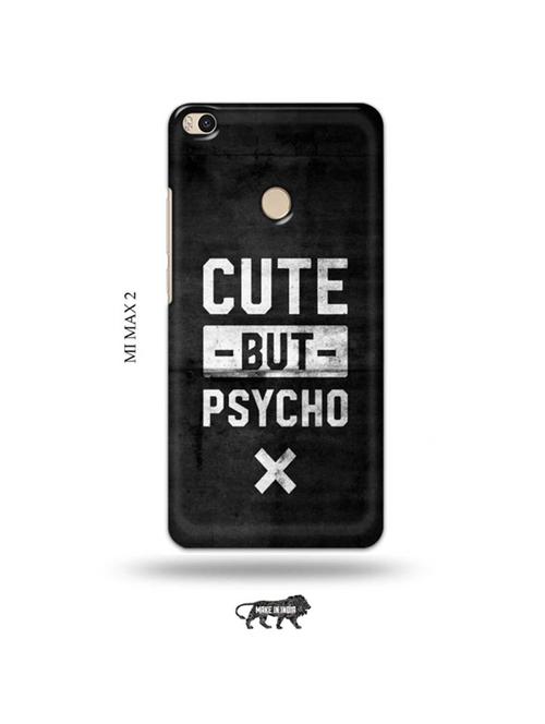 cute but psycho back cover compatible with mi max 2 - 19020635 - Very Small Image - 1
