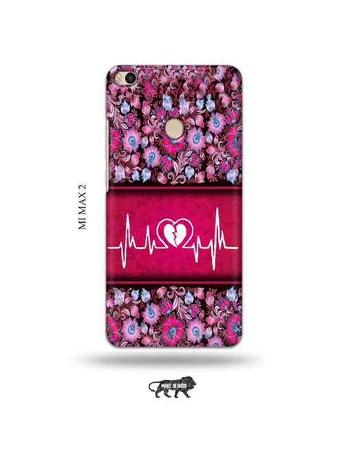 heart ecg back cover compatible with mi max 2 - 19020649 - Very Small Image - 1