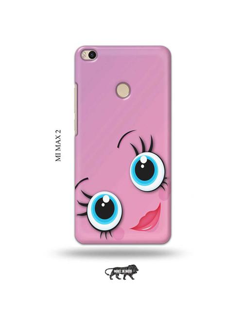 girliey eyes back cover compatible with mi max 2 - 19020714 - Very Small Image - 1