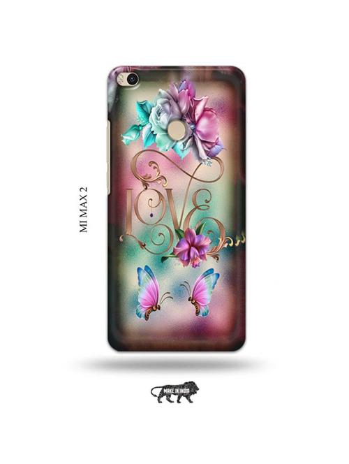 floral love back cover compatible with mi max 2 - 19020879 - Very Small Image - 1