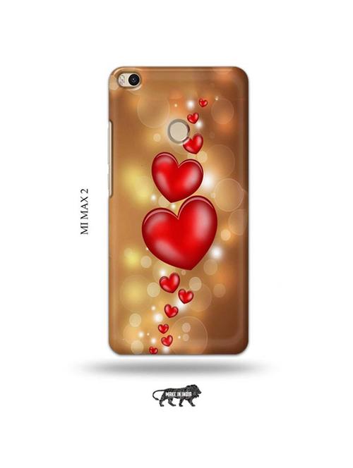 tweakymod designer printed hard case | love design back cover compatible with mi max 2 - 19020898 - Very Small Image - 1
