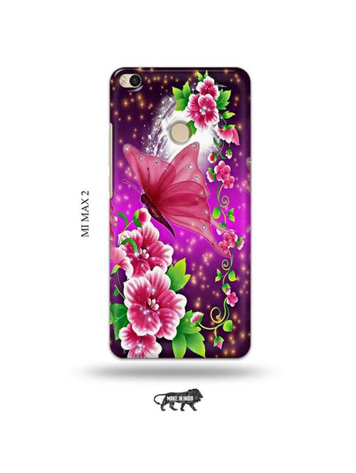 flowers back cover compatible with mi max 2 - 19020929 - Very Small Image - 1