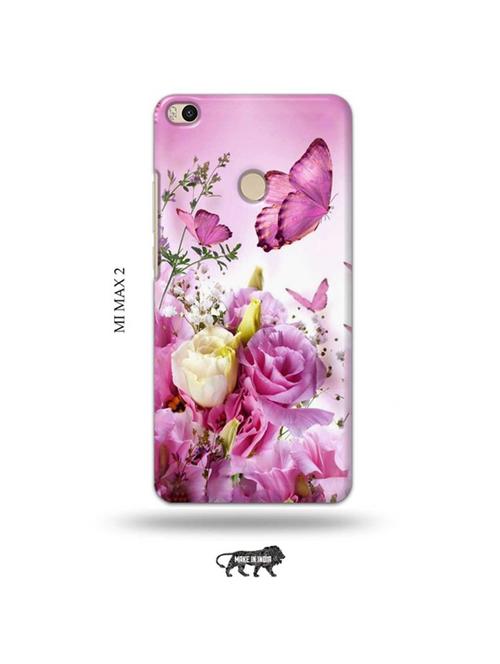 flowers back cover compatible with mi max 2 - 19020931 - Very Small Image - 1