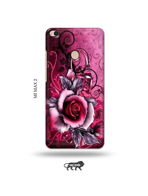 flowers back cover compatible with mi max 2 - 19020935 - Very Small Image - 1