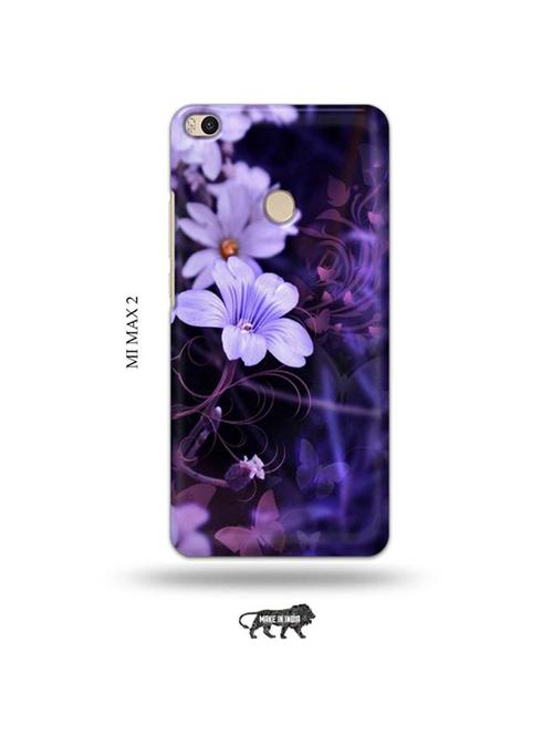 flowers back cover compatible with mi max 2 - 19020936 - Very Small Image - 1