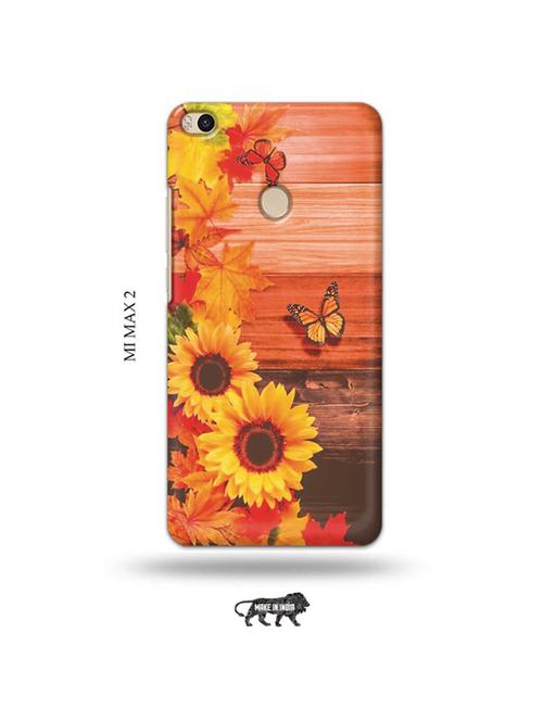flowers back cover compatible with mi max 2 - 19020943 - Very Small Image - 1