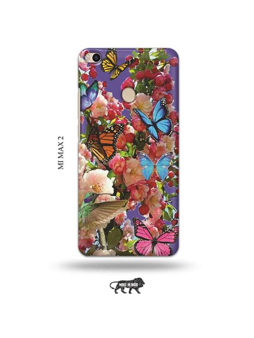 flowers back cover compatible with mi max 2 - 19020944 - Very Small Image - 1