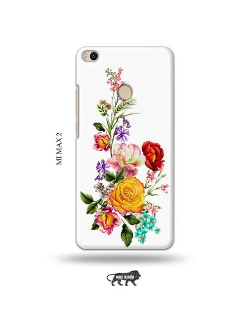 flowers back cover compatible with mi max 2 - 19020945 - Very Small Image - 1