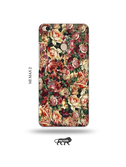 flowers back cover compatible with mi max 2 - 19020953 - Very Small Image - 1