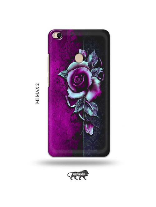 flowers back cover compatible with mi max 2 - 19020956 - Very Small Image - 1
