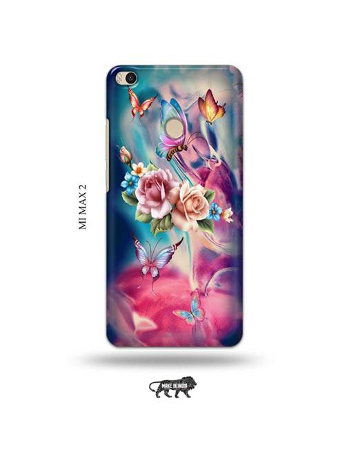 flowers back cover compatible with mi max 2 - 19020958 - Very Small Image - 1