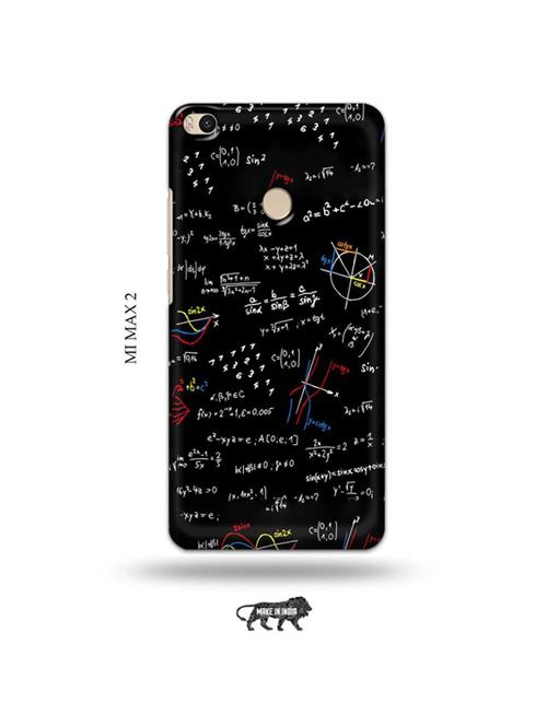 tweakymod designer printed hard case | maths nerdy back cover compatible with mi max 2 - 19020963 - Very Small Image - 1