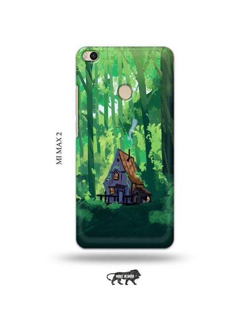 forest house back cover compatible with mi max 2 - 19020994 - Very Small Image - 1
