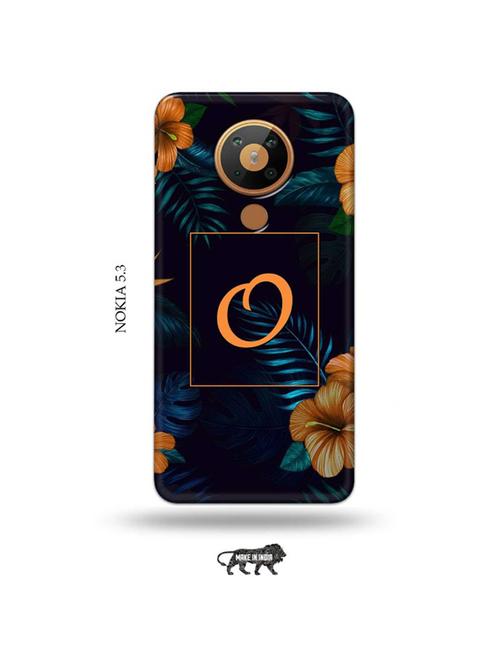 floral o back cover compatible with nokia 5.3 - 19021081 - Very Small Image - 1