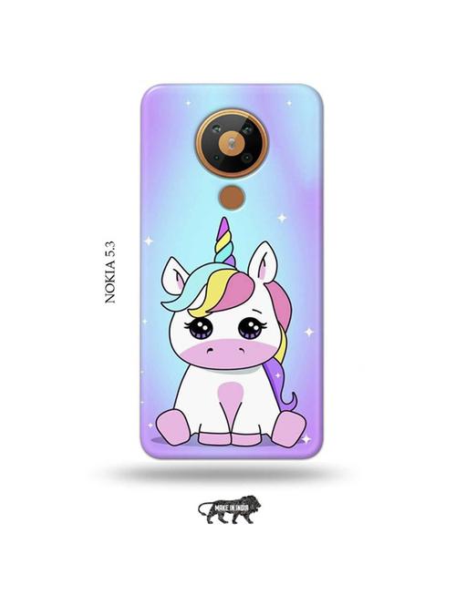 baby unicorn back cover compatible with nokia 5.3 - 19021097 - Very Small Image - 1