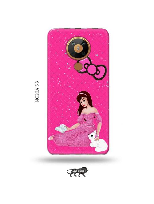 cute girl back cover compatible with nokia 5.3 - 19021098 - Very Small Image - 1
