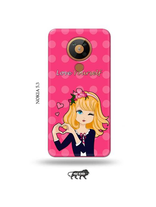 love yourself back cover compatible with nokia 5.3 - 19021116 - Very Small Image - 1