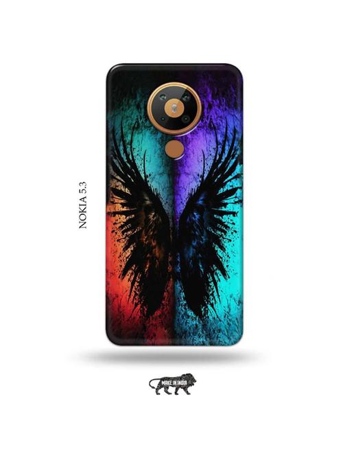 coulrful butterfly back cover compatible with nokia 5.3 - 19021120 - Very Small Image - 1
