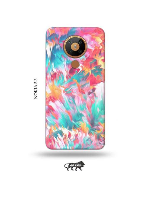 tweakymod designer printed hard case | abstract back cover compatible with nokia 5.3 - 19021131 - Very Small Image - 1