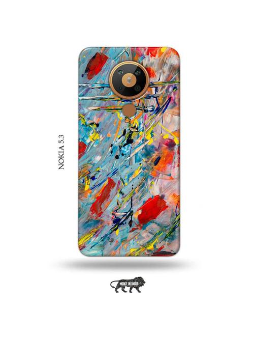 tweakymod designer printed hard case | abstract back cover compatible with nokia 5.3 - 19021135 - Very Small Image - 1