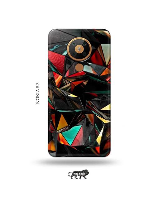 hex glasses back cover compatible with nokia 5.3 - 19021140 - Very Small Image - 1