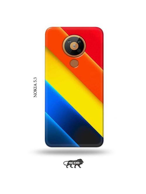 cross strips back cover compatible with nokia 5.3 - 19021152 - Very Small Image - 1