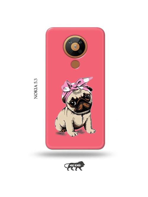 cute dog back cover compatible with nokia 5.3 - 19021200 - Very Small Image - 1
