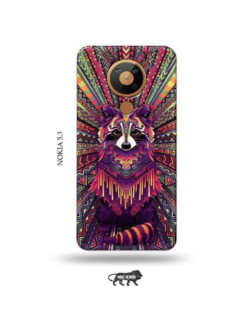 kalankari fox back cover compatible with nokia 5.3 - 19021203 - Very Small Image - 1