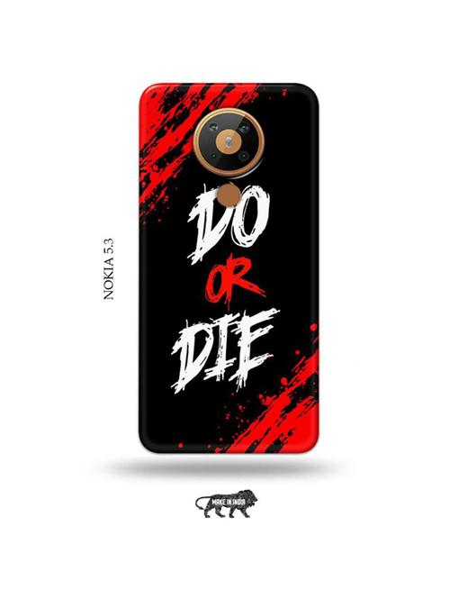 do or die back cover compatible with nokia 5.3 - 19021235 - Very Small Image - 1