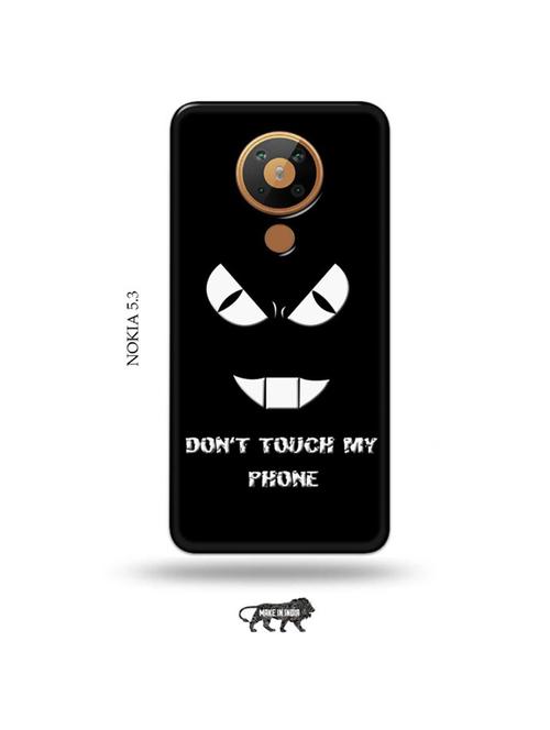 don't touch my phone back cover compatible with nokia 5.3 - 19021300 - Very Small Image - 1