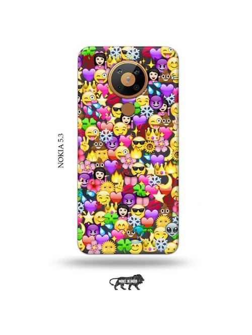 emojis back cover compatible with nokia 5.3 - 19021326 - Very Small Image - 1