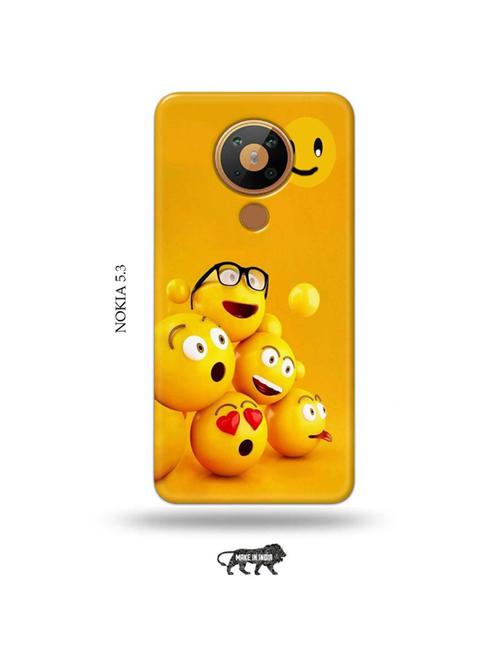 tweakymod designer printed hard case | emoji fall back cover compatible with nokia 5.3 - 19021339 - Very Small Image - 1