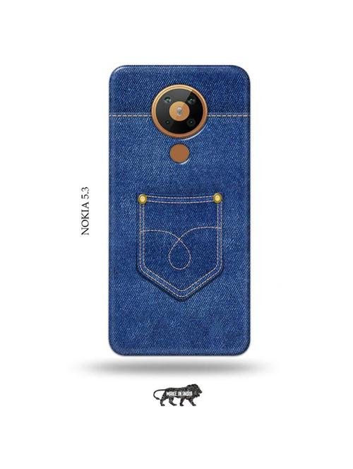 jean back cover compatible with nokia 5.3 - 19021346 - Very Small Image - 1