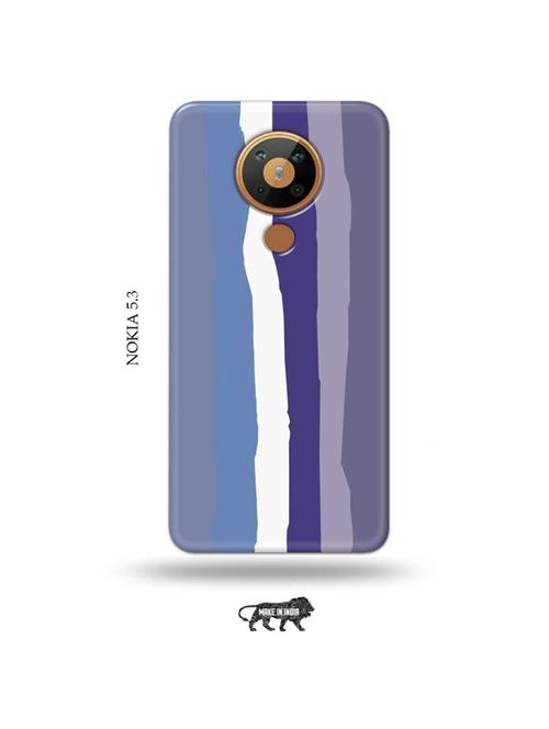 blue rainbow latest back cover compatible with nokia 5.3 - 19021352 - Very Small Image - 1