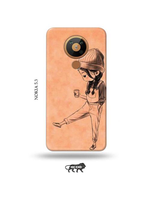 kiddo girl back cover compatible with nokia 5.3 - 19021389 - Very Small Image - 1