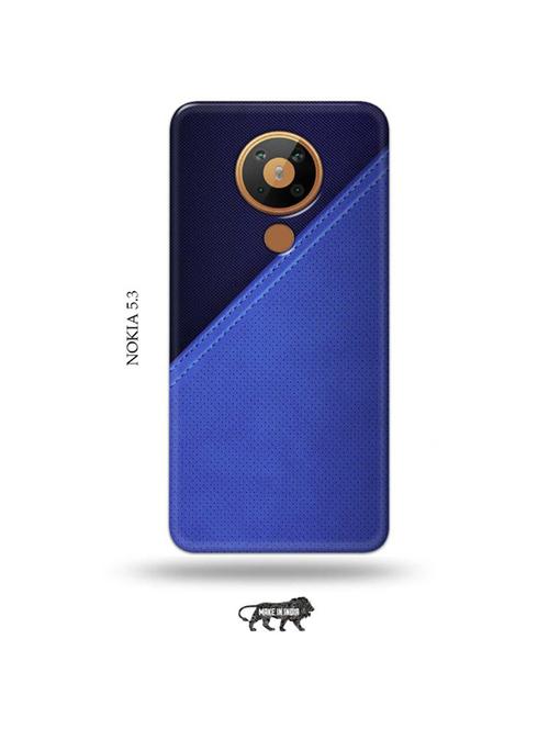 leather back cover compatible with nokia 5.3 - 19021401 - Very Small Image - 1